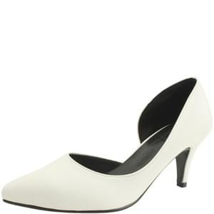 Domestically produced side-open stiletto heel high heel 7cm white