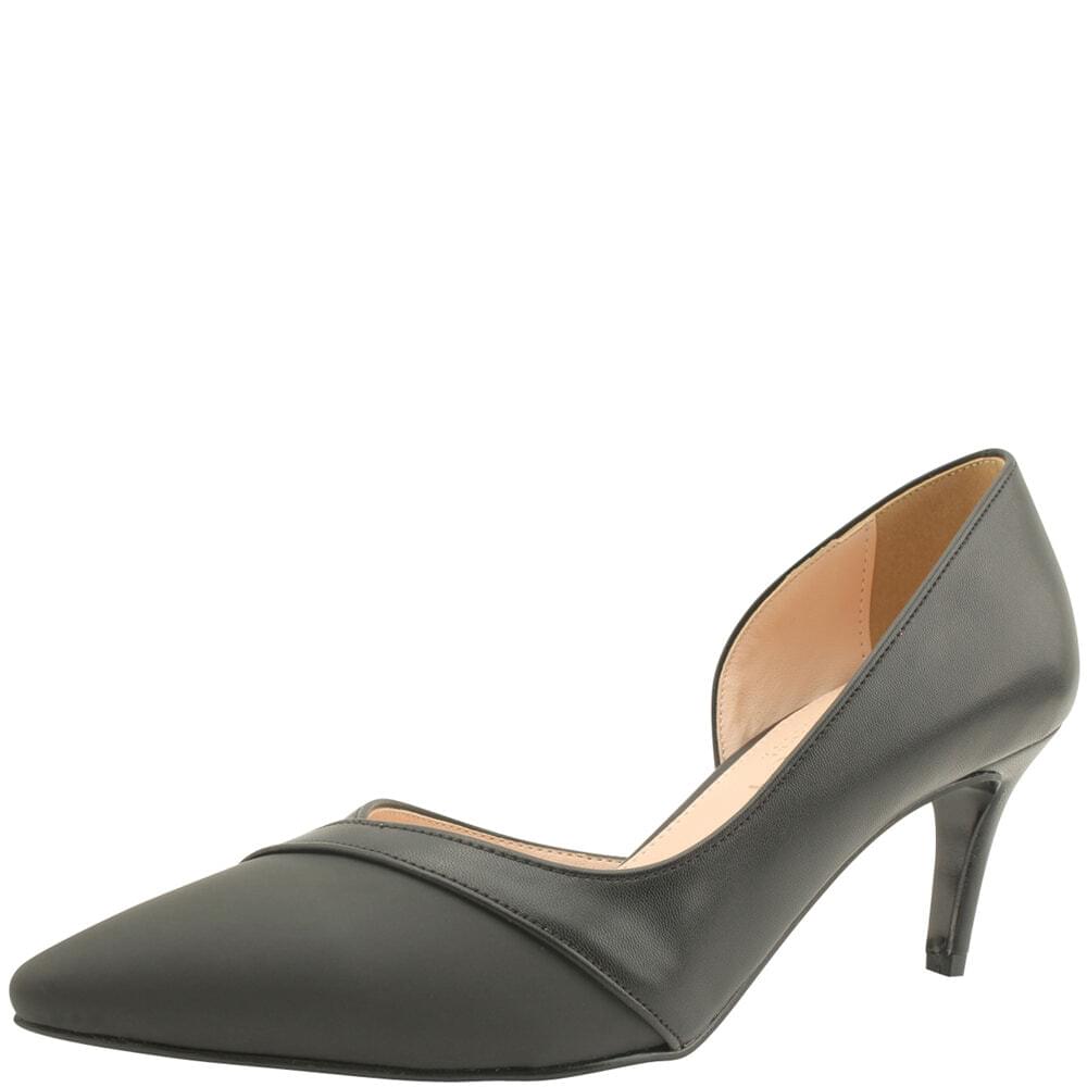 Domestically produced inside open stiletto high heel 7cm black