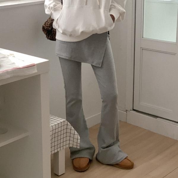 Niang Layered Flared Banding Pants