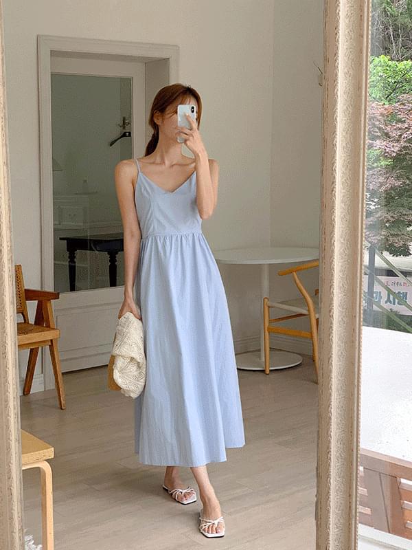 Sand Smoke Banding Dress