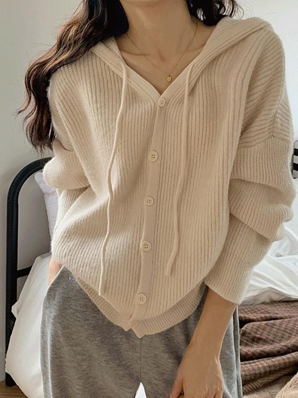 Adela Hooded Cardigan