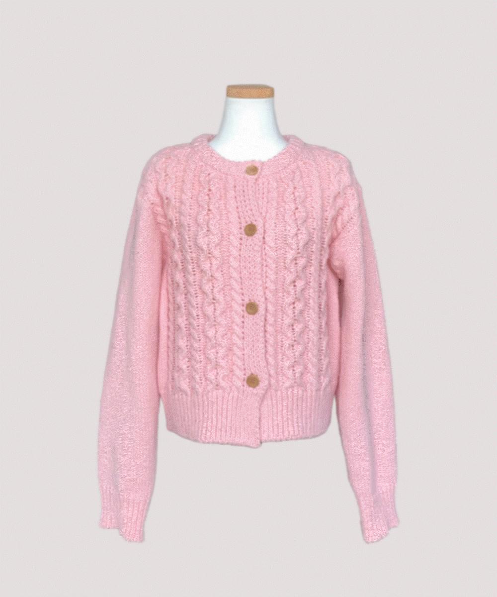 Milk Cable Cardigan