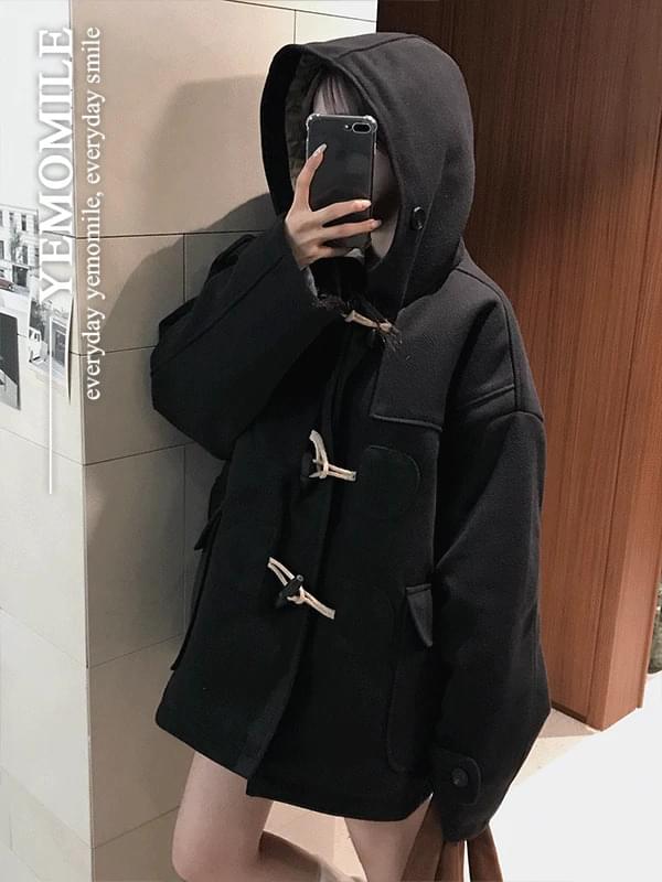Moa Overfit Hooded Duffle Coat 大衣