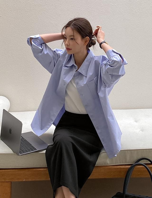 BNELI VISOR Loose-fit SHIRT 80278