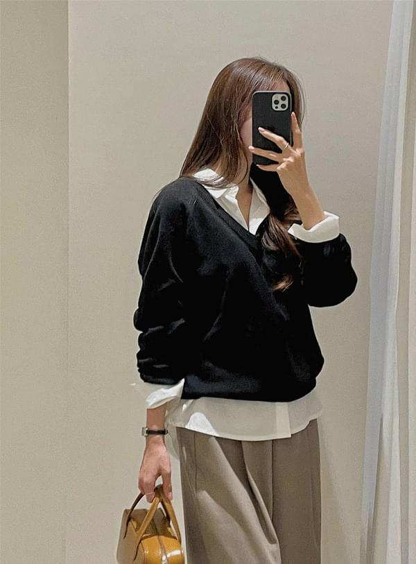 Rockley V-neck V-Neck Loose-fit knitwear 