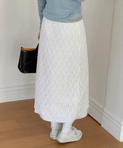 Wesley lace long skirt