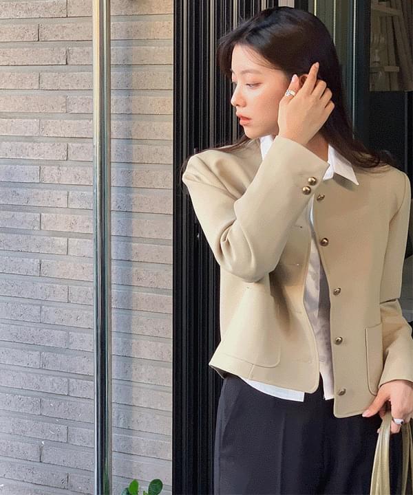 핸디 울 크롭 자켓