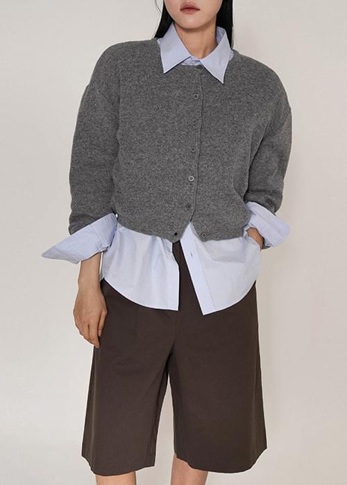 Swan Cashmere Round Cardigan