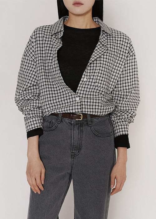 Limes Overfit Check Shirt