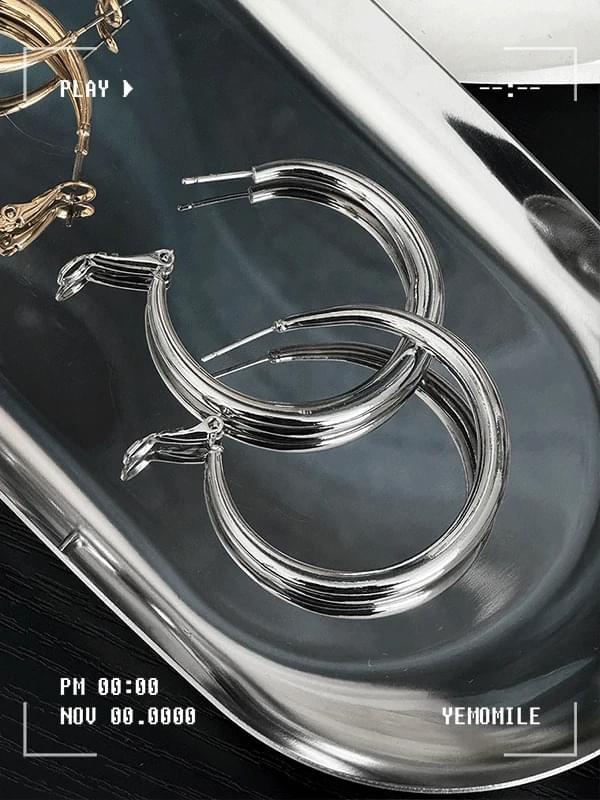 View Bold Round Earrings