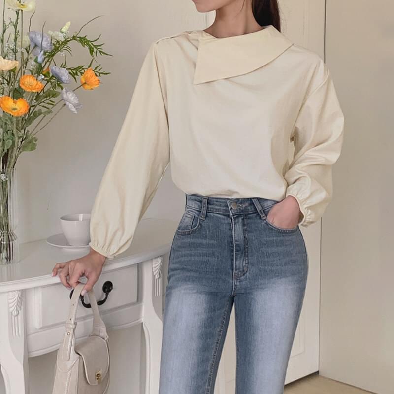 Delio Unbalanced Cara Blouse