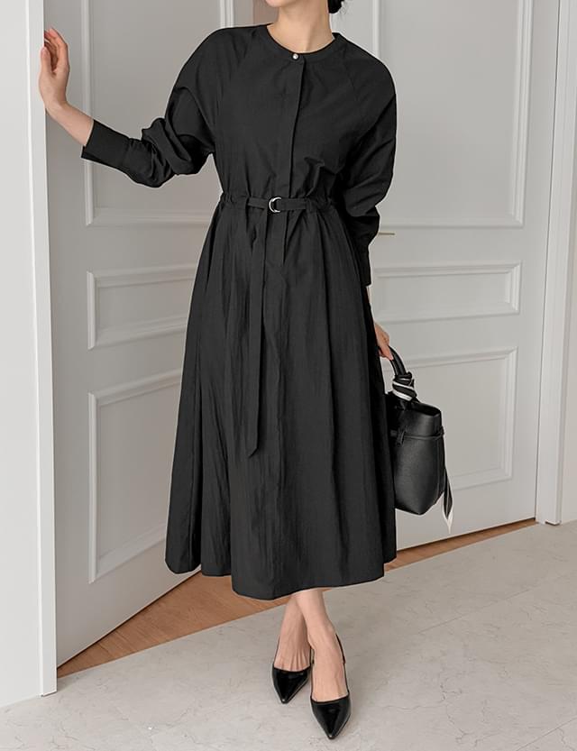 Laeni Nagrang Belt Long Dress 80490