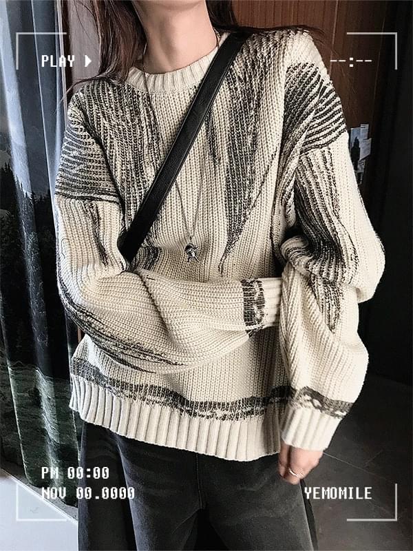 Mewtwo Hatchi Painting Knitwear