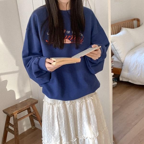 Drug Lettering Embroidery Man to Sweatshirt