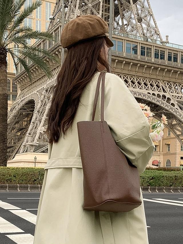 Mecaroon Big Bucket Square Shoulder Bag