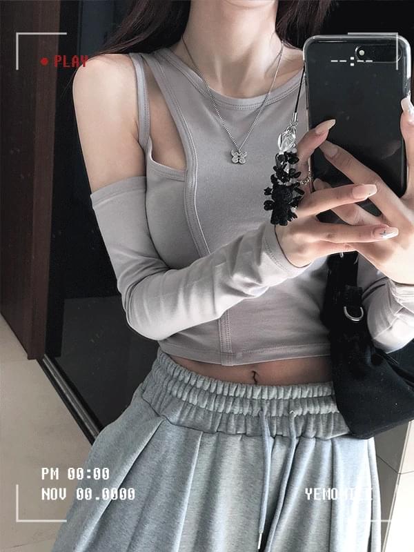 Loki Unbalanced Crop T-Shirt