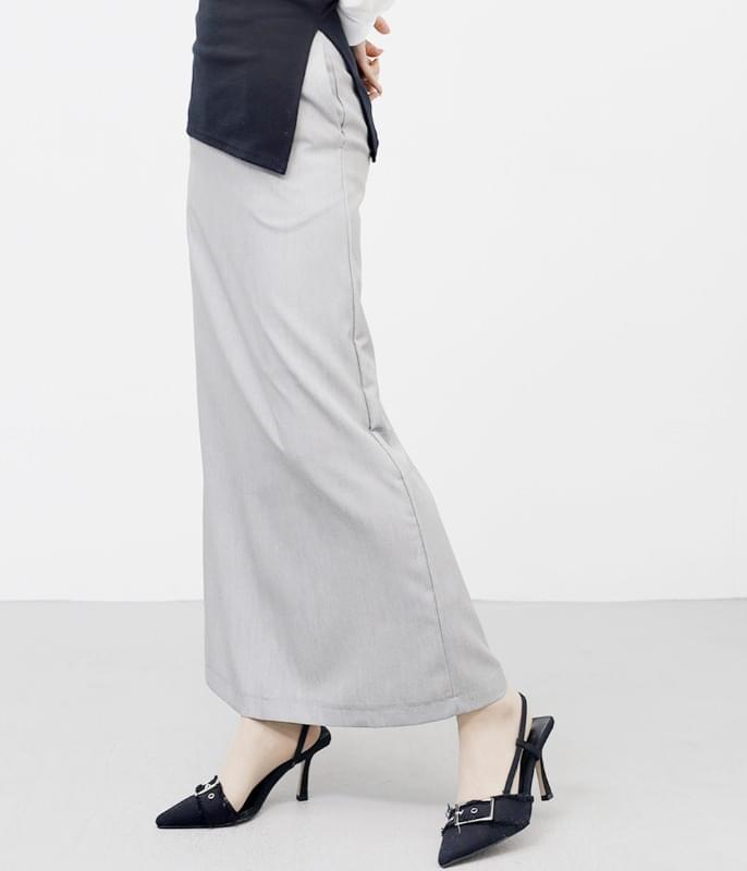 Glan Slim Long Skirt