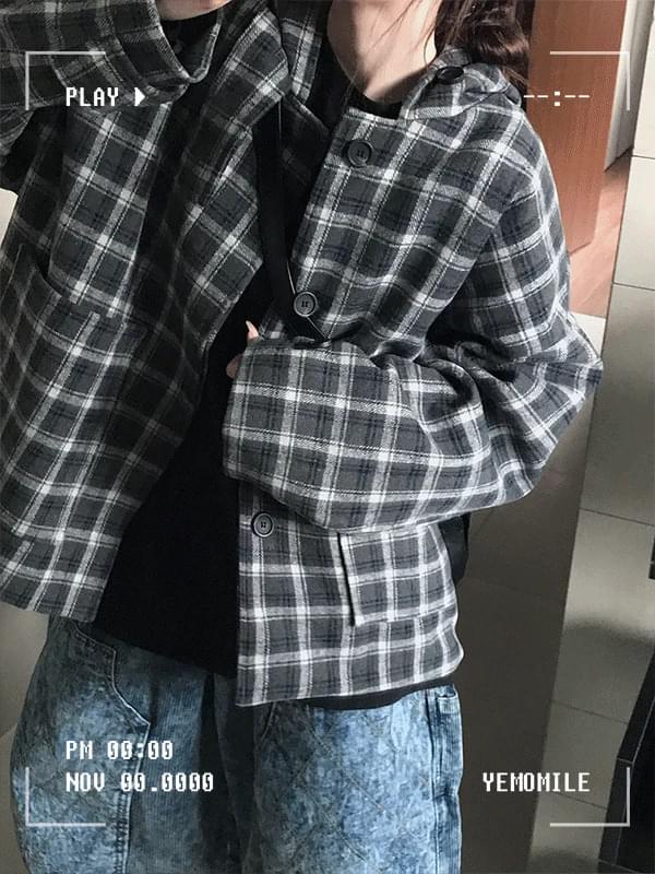 Irvine Check Hooded Coat