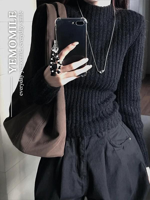 Hein Alpaca Slim Turtleneck Knitwear 