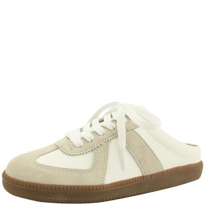 Domestically produced German military sneakers unisex mule loafer beige