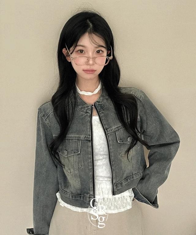 Trudy Biker Denim Jacket