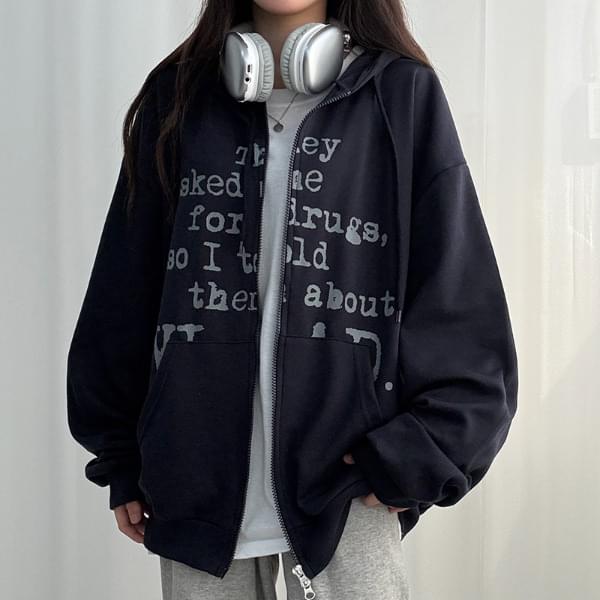 Two Way Blad Overfit Hoodie