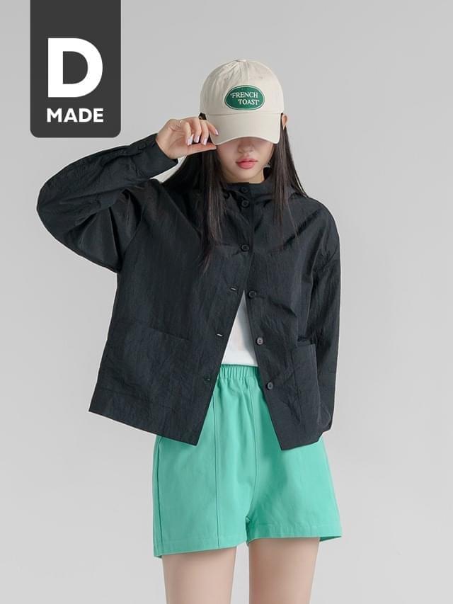 Big size 55-100 Chacha windbreaker crop hooded Jacket (Ships Today)