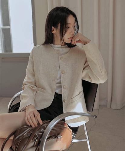 單排扣外套