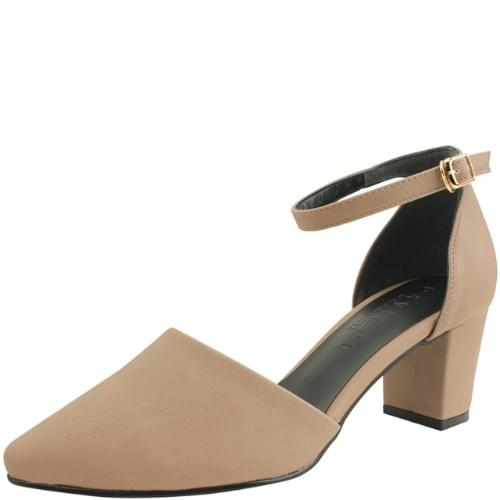 Domestically produced ankle strap stiletto high heel 6cm pink