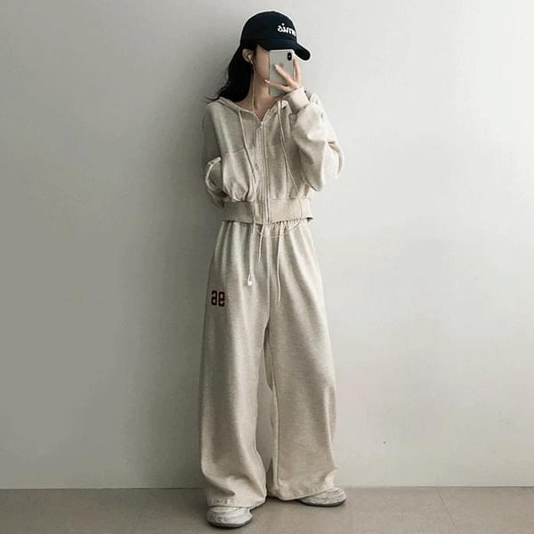 티르프린팅투웨이후드집업,트레이닝팬츠셋업 (3color)