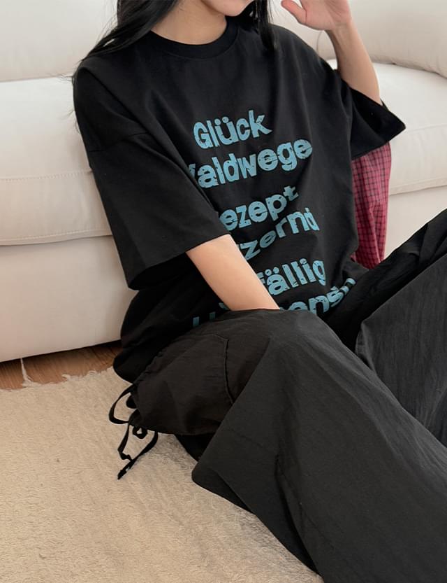Good Luck Loose-fit Nayeom Short Sleeve T-shirt 80508