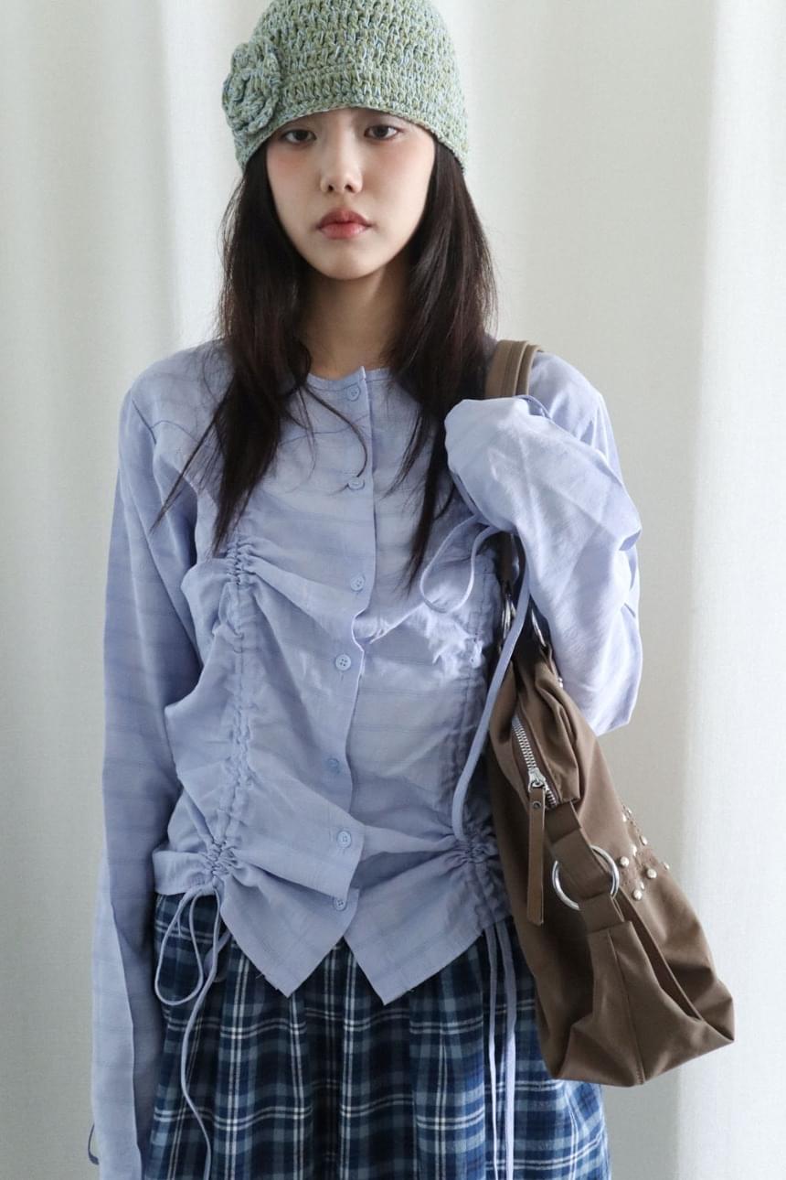 seli shirring blouse