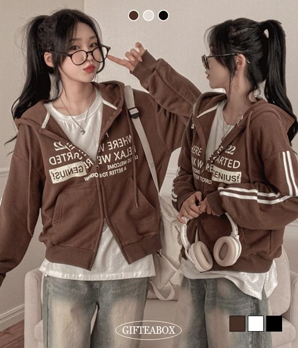 Genius Trackline Two Way Hood Zip-Up