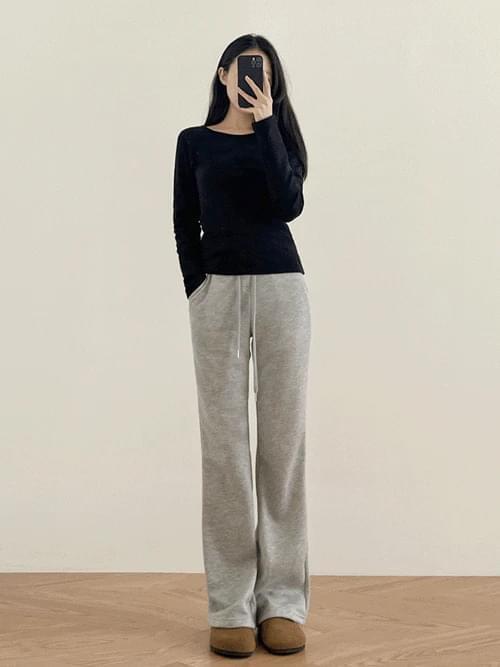 8color Fleece-lined malafit Flared training pants P#YW924 (Ships Today)