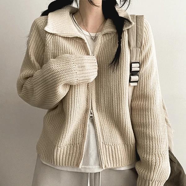 Wentztuway Knitwear Zip-up