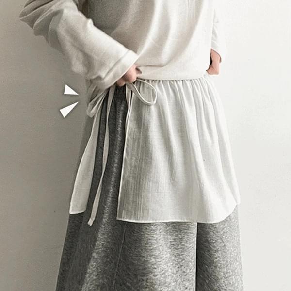 Share Ribbon Strap Wrap Skirt