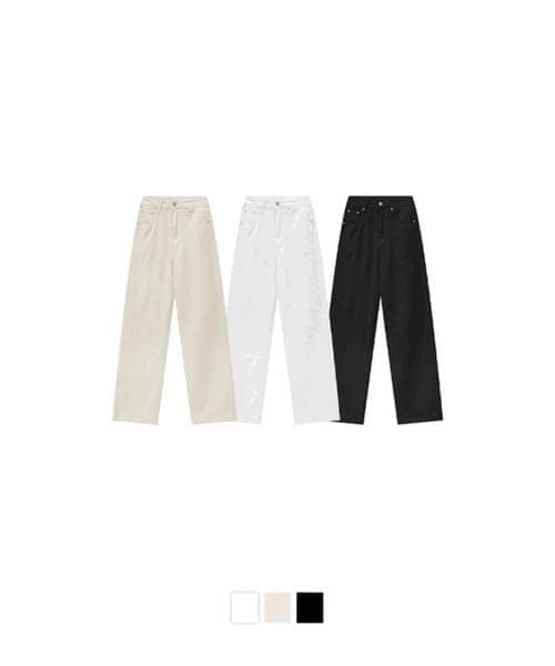 Lasle Basic Straight Fit Pants (Ships Today)