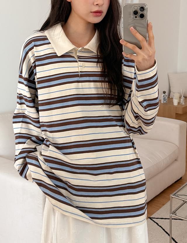 Kaims Kara Stripe T-shirt 80706