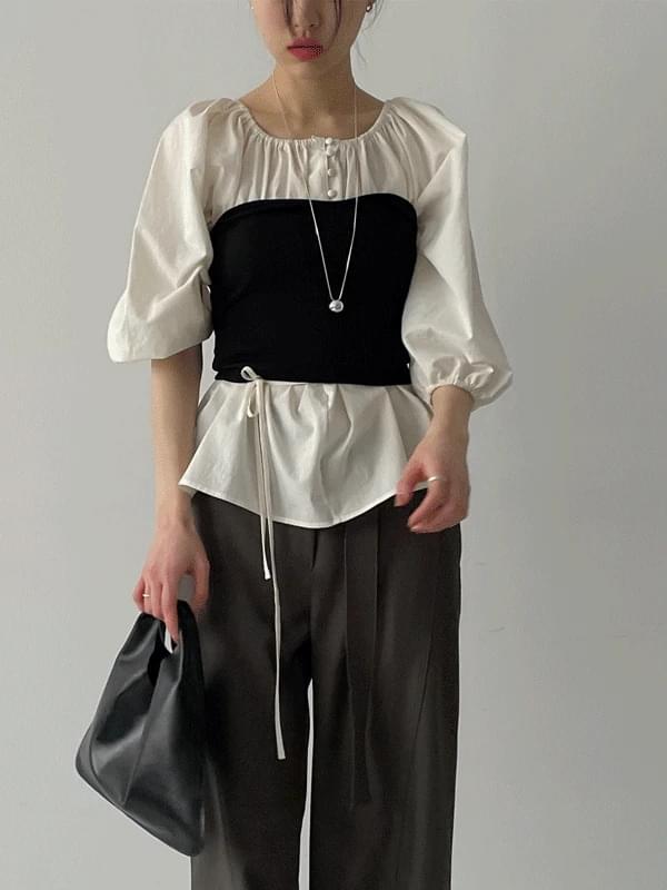 Nicole Two Way Flare Blouse 衬衫