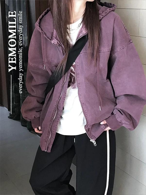 Bug Pigment Hood Zip-up