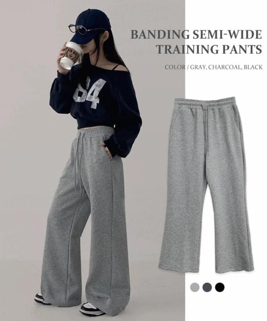 Heon Banding Semi Wide Training Pants