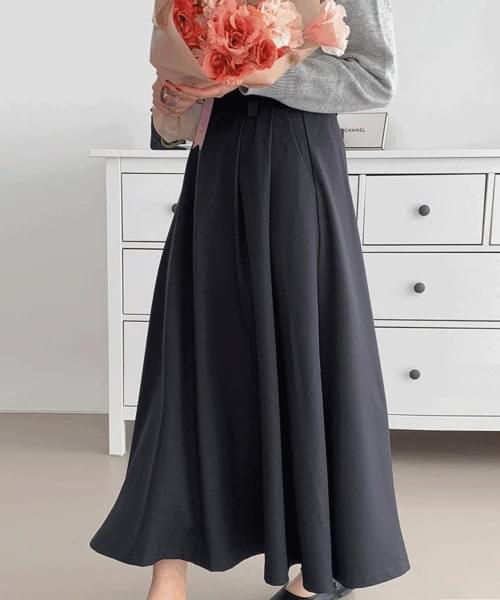 Spring New Long Flare Skirt P0008009