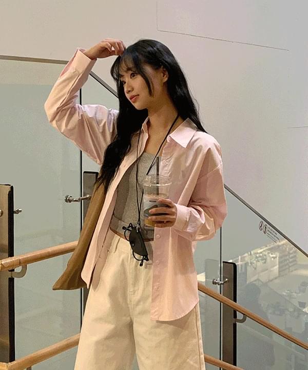 Daniph Loose-fit cotton long sleeve shirt -3 colors