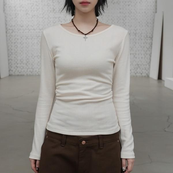 Lynch shirring t-shirt