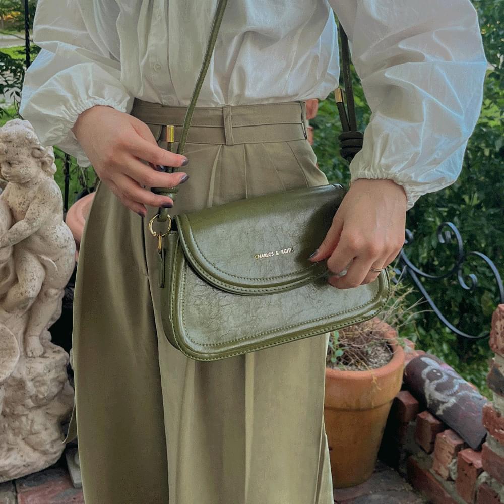 Gold two-line knotted leather long strap square cross bag shoulder bag tote bag hobo bag opening look wedding guest look date look daily bag 4COL