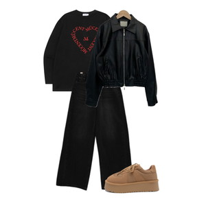 LongSleeve,jeans,Zip-up 코디
