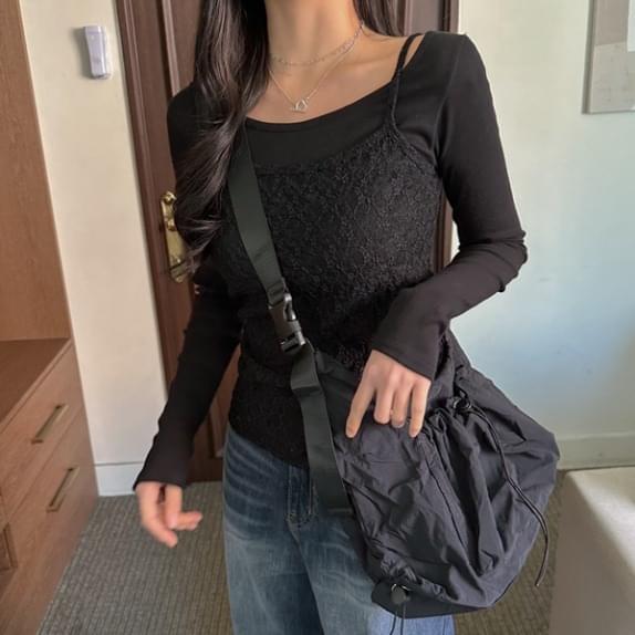 Crochet Sharing String Cross Bag