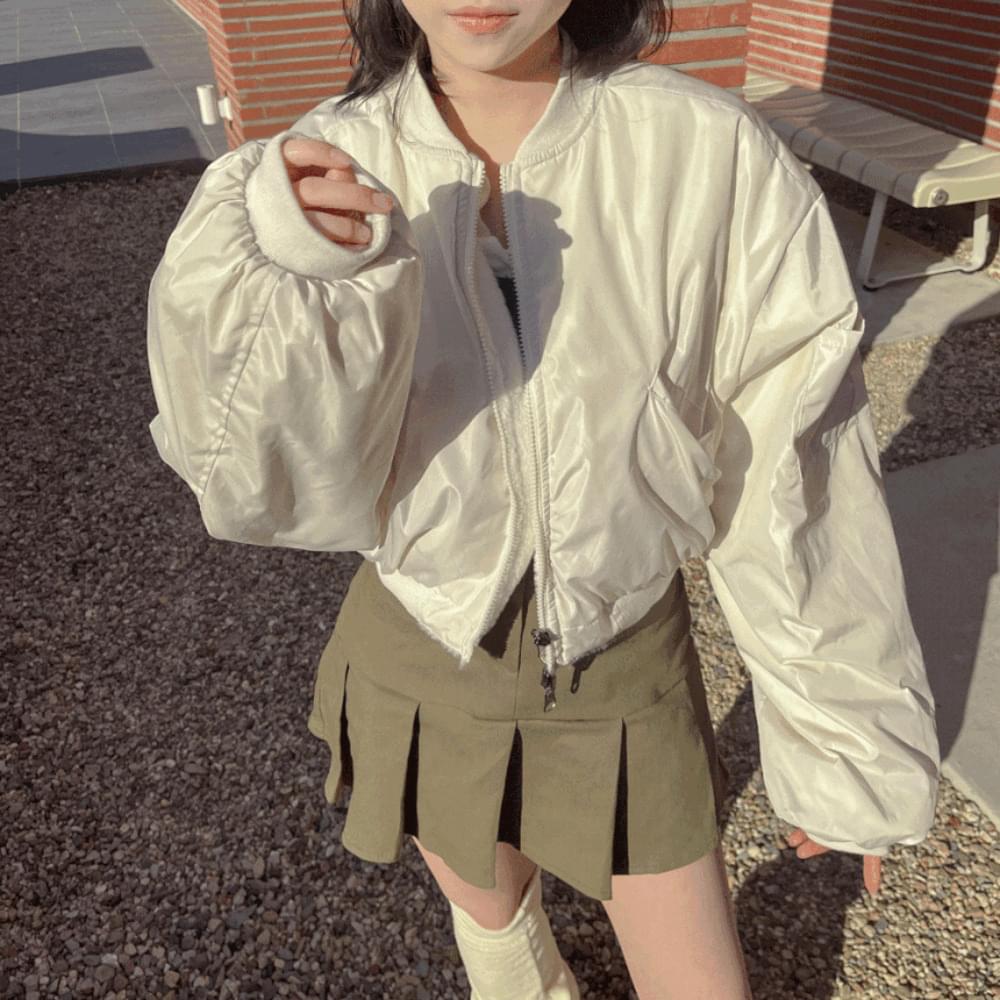 Reversible crop mink double-sided fur crop jacket bomber reversible short padded aviation Jacket windbreaker fleece tumble foam fake fur blouson 2 colors