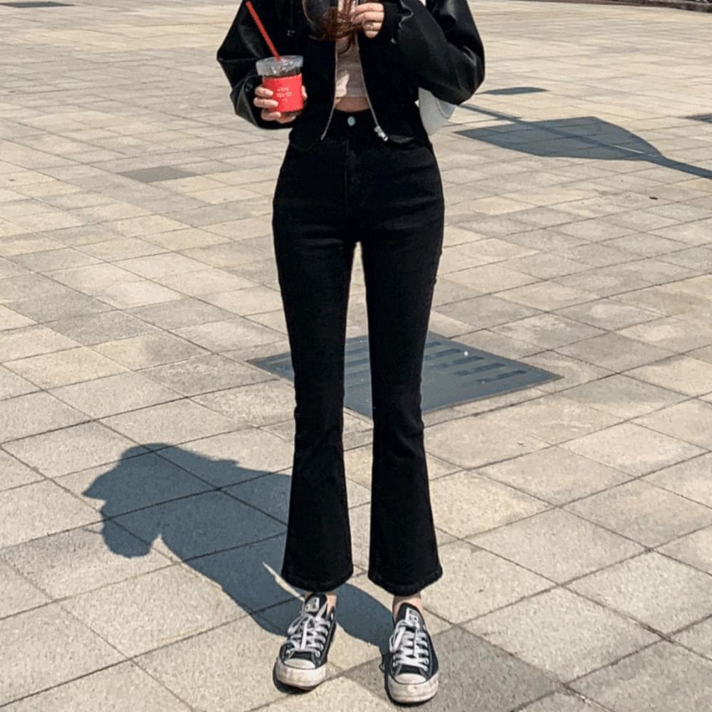 Legend fit tight Spandex Flared & straight personal pants short and tall women hidden banding high waist cotton pants skinny black long short spring mid-season SML XL