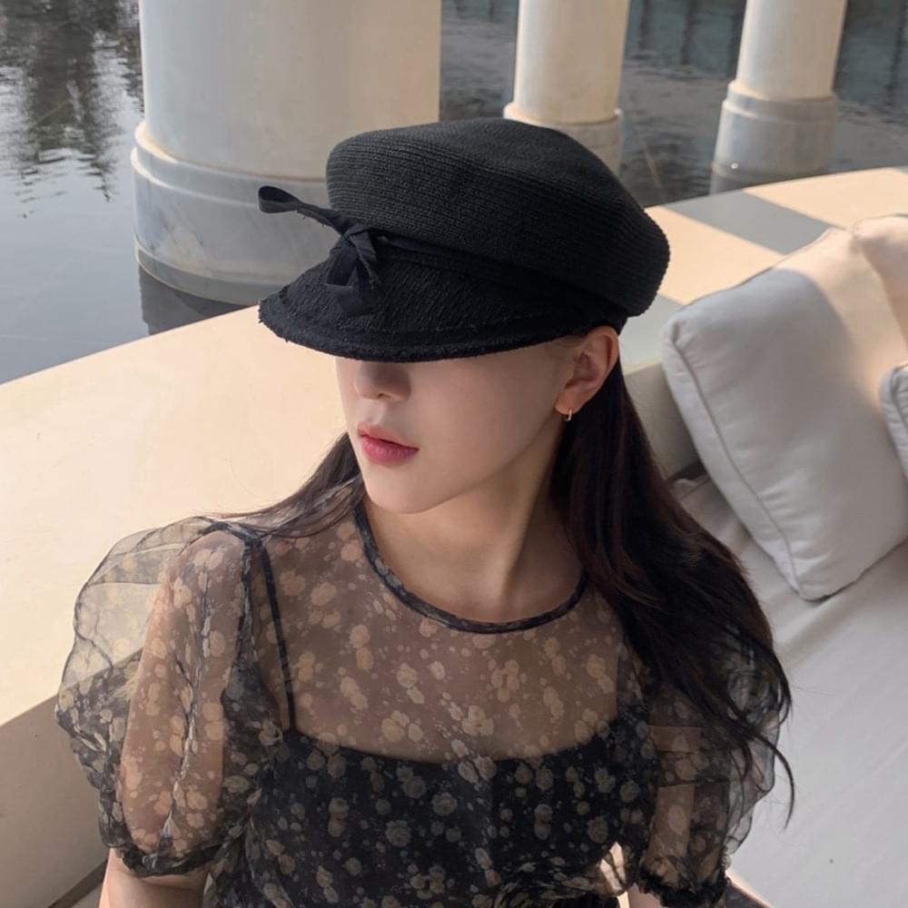 Ribbon Tweed Branch Plain Hunting Cap Sailor Baker Hat Boy Cap Baker Cap Hat Beret Celebrity Fit Small Fit 帽子